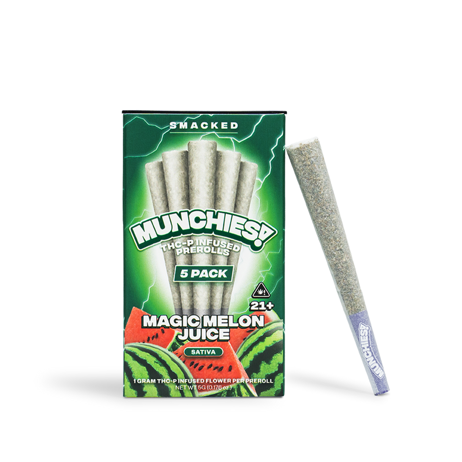 Delta Munchies Magic Melon Juice - Mini Doinks 5-Pack THCP Prerolls