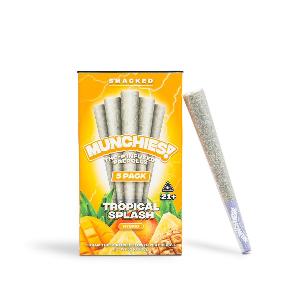 Delta Munchies Tropical Splash - Mini Doinks 5-Pack THCP Prerolls