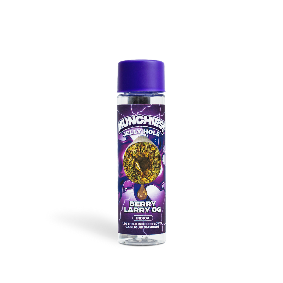 Delta Munchies Berry Larry OG - 2g Jelly Holes THCP Prerolls