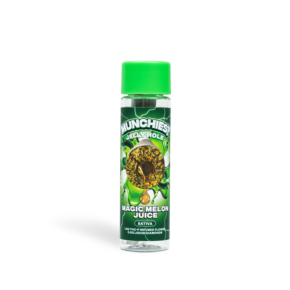Delta Munchies Magic Melon Juice - 2g Jelly Holes THCP Prerolls
