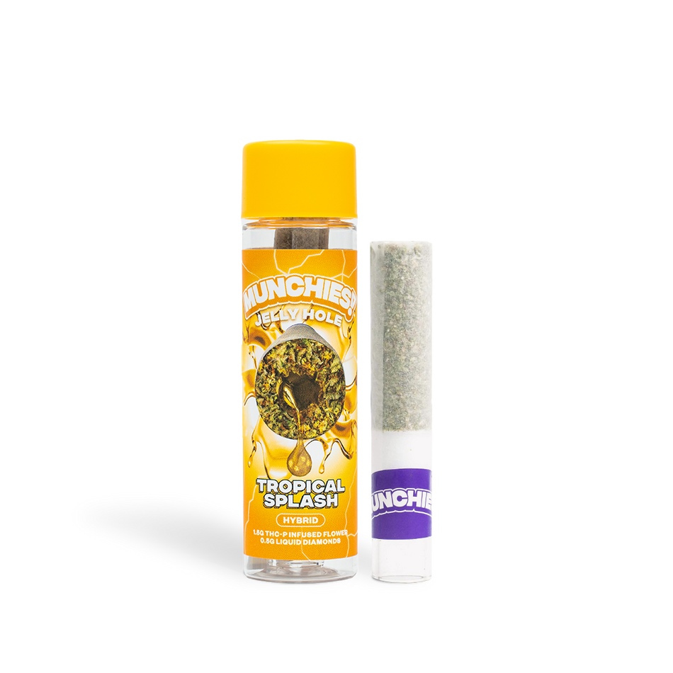 Delta Munchies Tropical Splash - 2g Jelly Holes THCP Prerolls