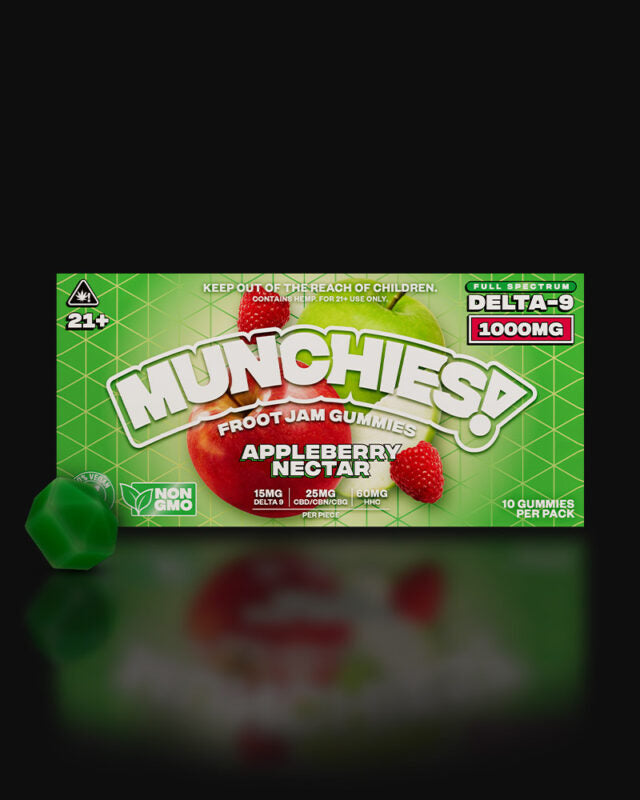 Delta Munchies Strawberry Dream 1000mg Delta 9 Gummies Best Sales Price - Gummies