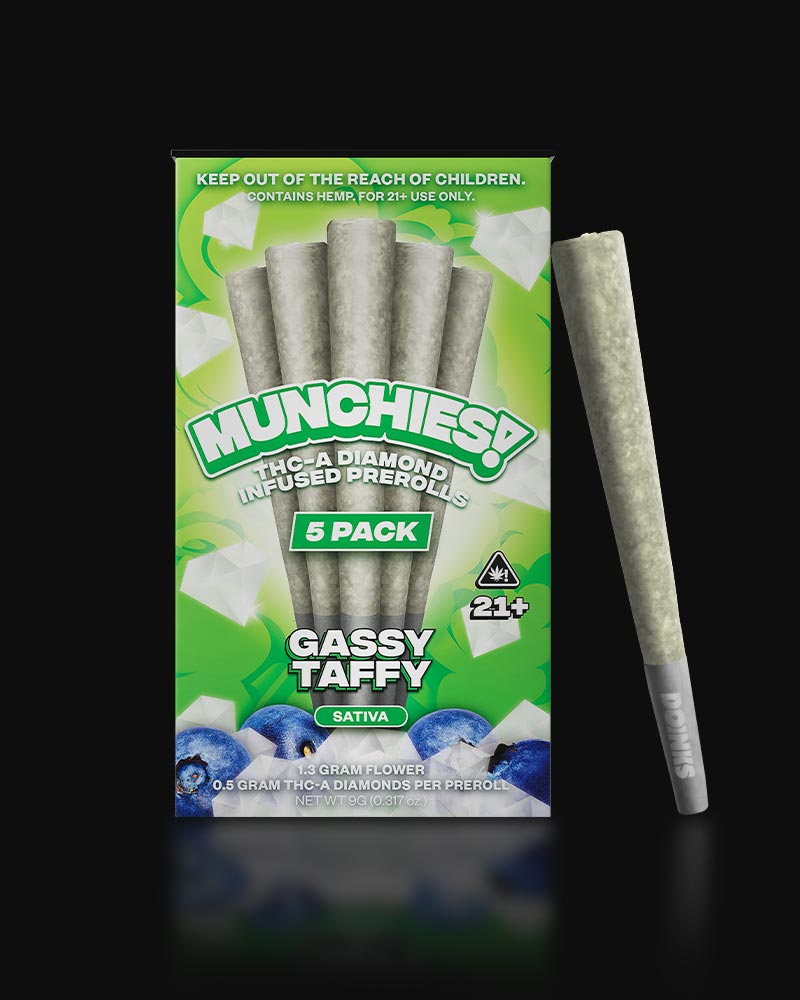 Delta Munchies Cosmic Cookies 1g THCA Infused Prerolls (5 Pack) Best Sales Price - Pre-Rolls