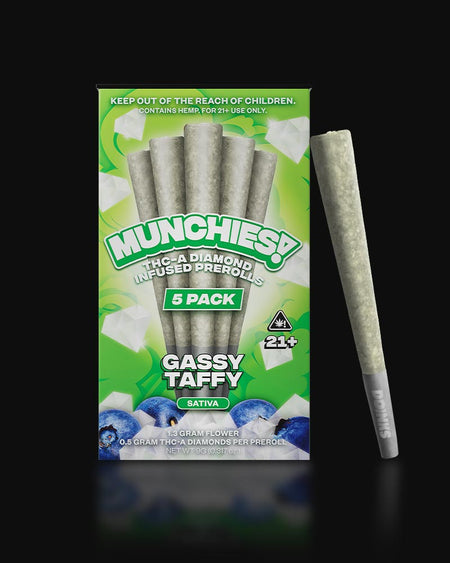 Delta Munchies Cosmic Cookies 1g THCA Infused Prerolls (5 Pack) Best Sales Price - Pre-Rolls