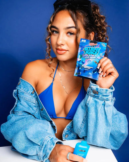 Delta Munchies Blueberry Faygo Slushy Juice 4G THC-P Vape Best Sales Price - Vape Pens