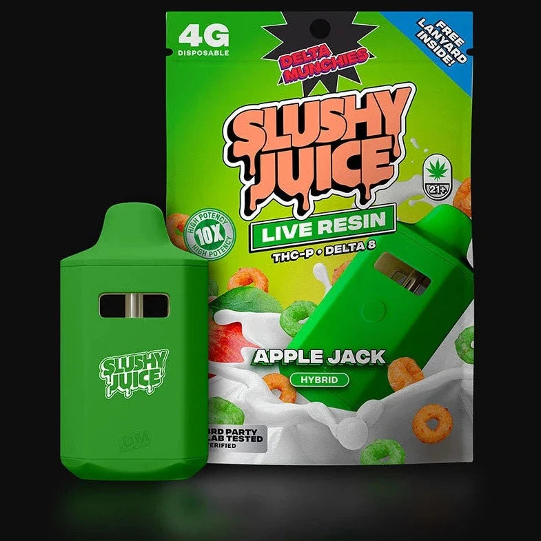 Delta Munchies Apple Jack Slushy Juice 4G THC-P Vape Best Sales Price - Vape Pens