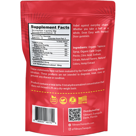 Tillmans Tranquils Peach Lemonade THC Gummies Best Sales Price - Gummies