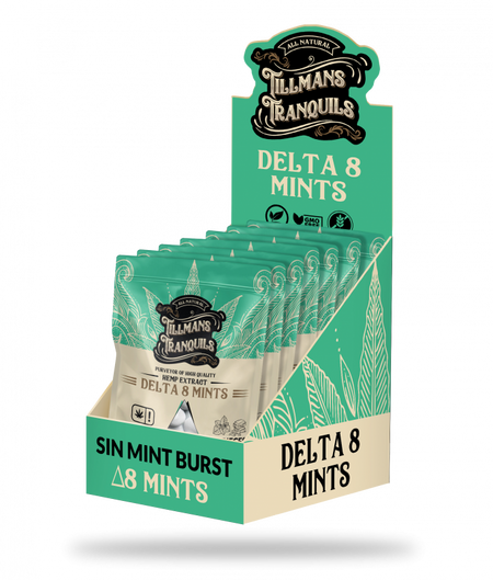 Tillmans Tranquils Sin Mint Burst Delta 8 THC Mints Best Sales Price - Edibles