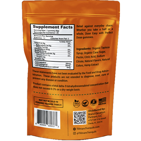 Tillmans Tranquils Pineapple 4:4:1 CBD:CBG:THC Gummies Best Sales Price - Gummies