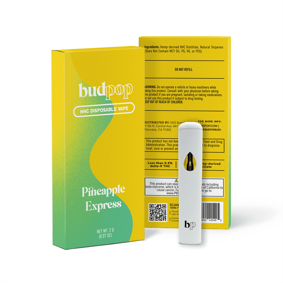 BudPop HHC Disposable Vape Pen – Pineapple Express