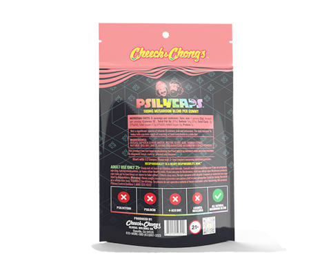 CHEECH & CHONG’S PSILYCAPS MAGIC MUSHROOM GUMMIES (Mystical Melon)
