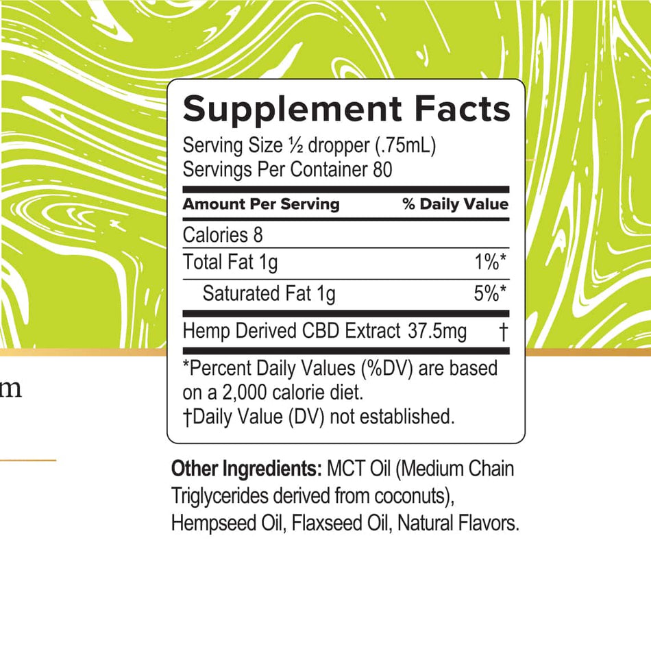 Broad Spectrum CBD Oil 3000mg