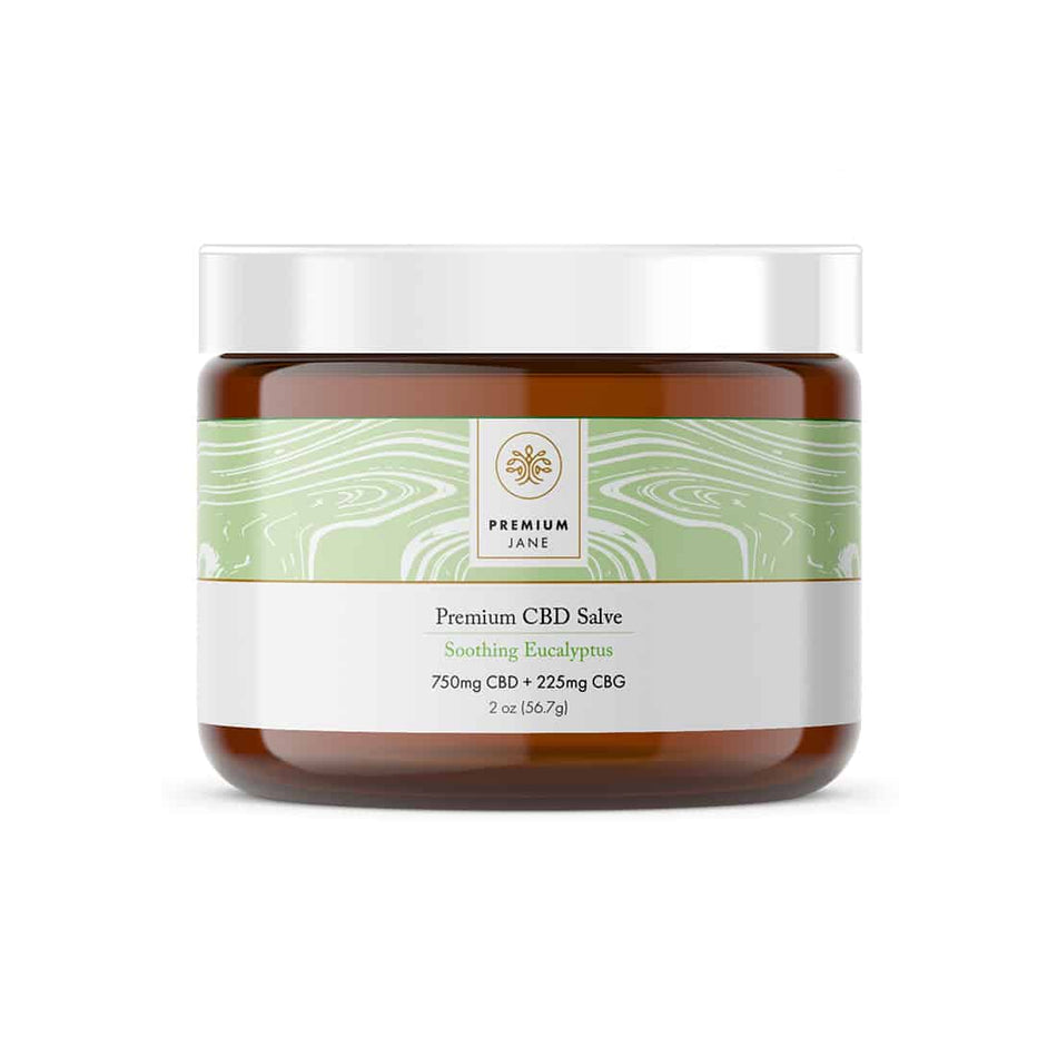 Premium Jane 750 mg CBD Topical Salve – Eucalyptus Best Sales Price - Topicals