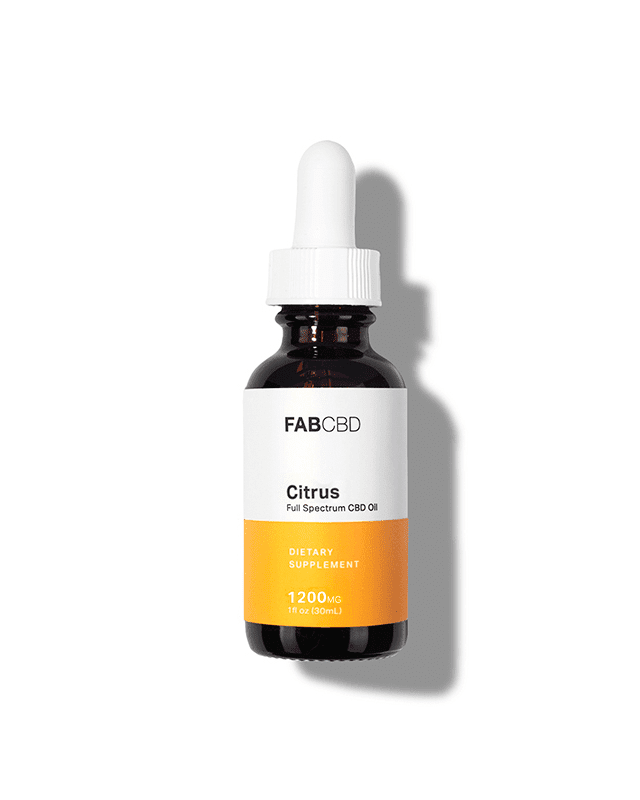 FAB CBD CBD Oil Citrus Flavor Best Sales Price - Tincture Oil