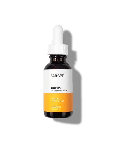 FAB CBD CBD Oil Citrus Flavor Best Sales Price - Tincture Oil