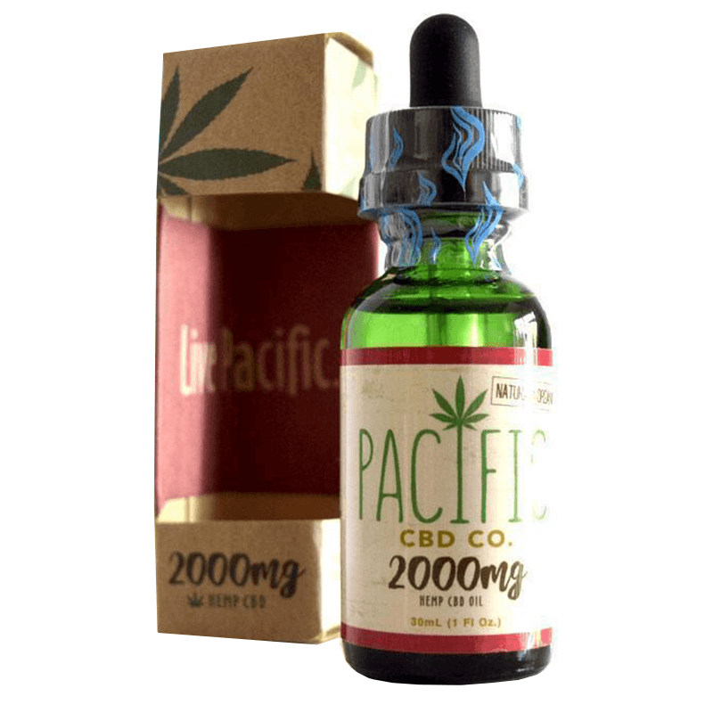 Pacific CBD – CBD Tincture – Strawberry Drops – 125mg-2000mg