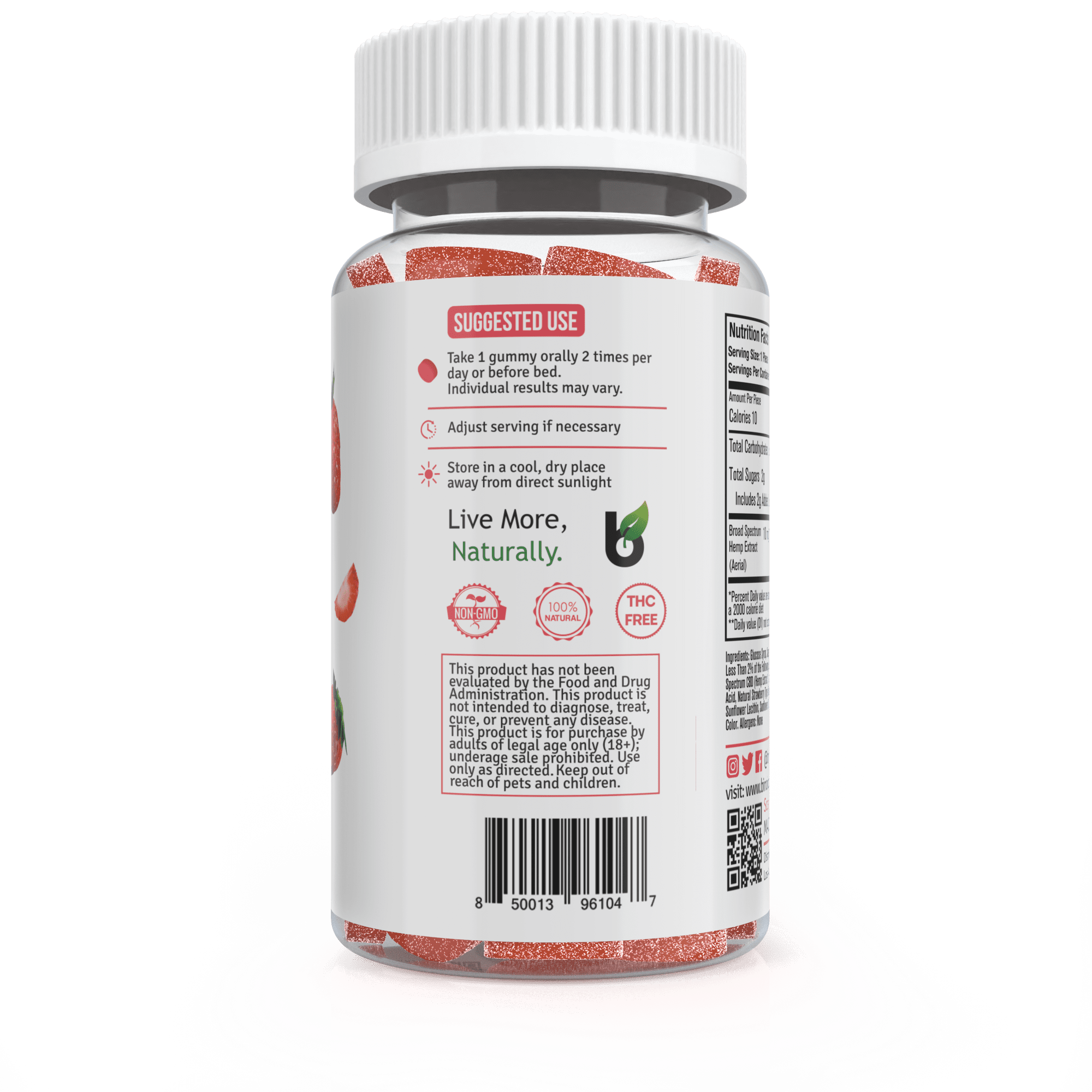 Binoid Gummies – Sour Strawberry Best Sales Price - Gummies