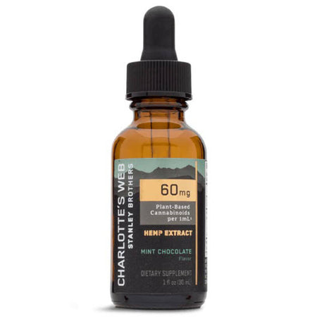 Full Spectrum CBD Oil Tincture – Mint Chocolate – 60mg – Charlotte’s Web Best Sales Price - Tincture Oil