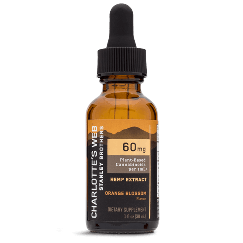 Full Spectrum CBD Oil Tincture – Orange Blossom – 60mg – Charlotte’s Web Best Sales Price - Tincture Oil