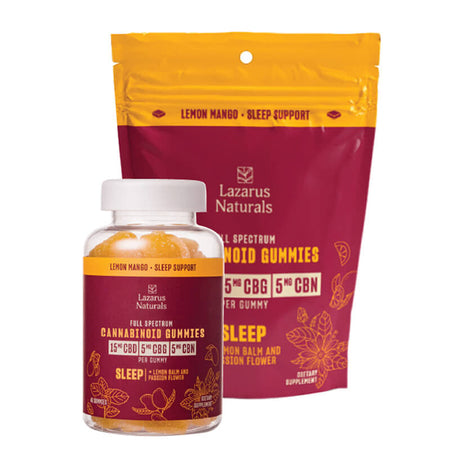 CBD Gummies for Sleep with CBG & CBN – Lazarus Naturals Best Sales Price - Gummies