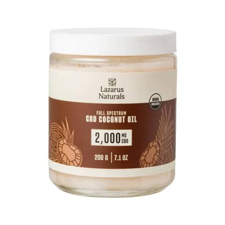 Full Spectrum CBD Coconut Oil – Lazarus Naturals Best Sales Price - Tincture Oil