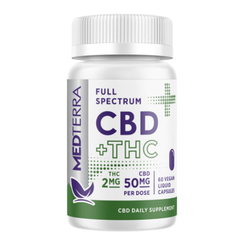 Full Spectrum CBD + Delta 9 THC Capsules – Medterra