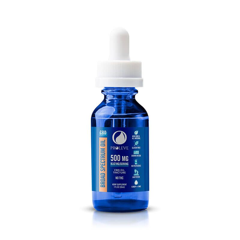 Broad Spectrum CBD Oil Tincture – Proleve