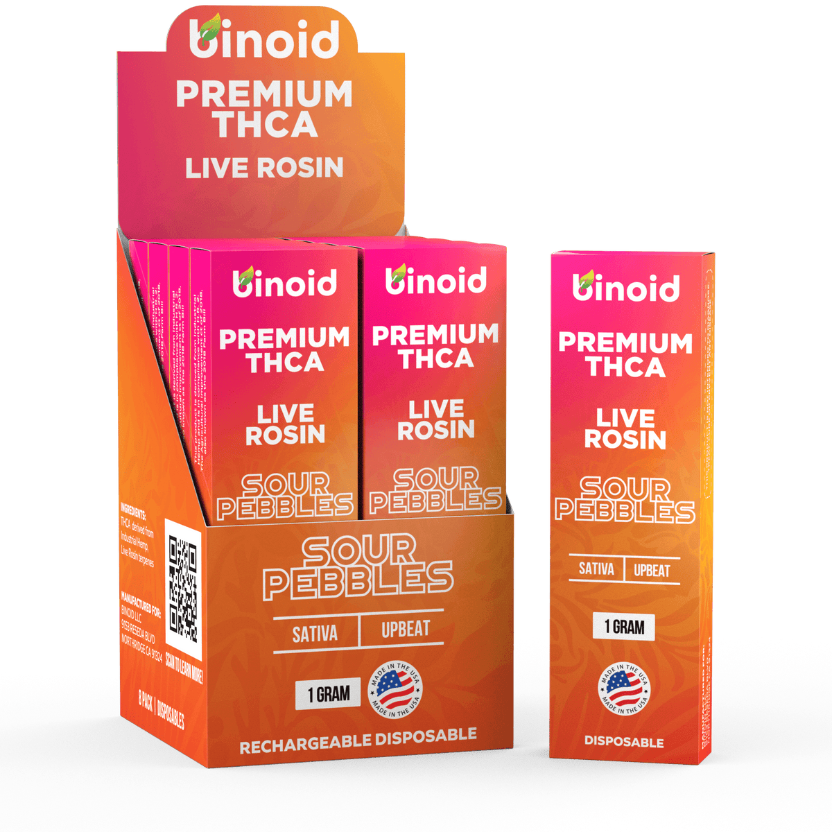 Binoid 1 Gram THCA Disposable Vapes – Live Rosin Best Sales Price - Vape Pens