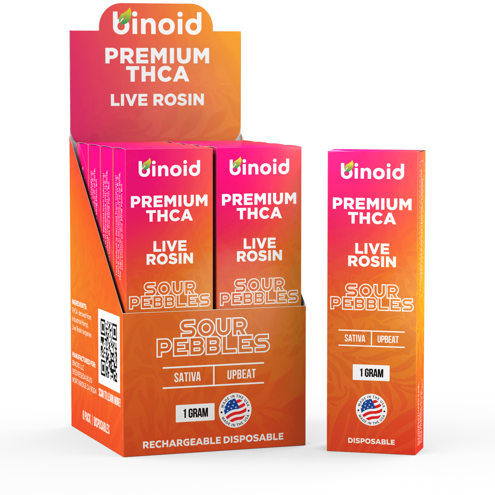Binoid 1 Gram THCA Disposable Vapes – Live Rosin Best Sales Price - Vape Pens