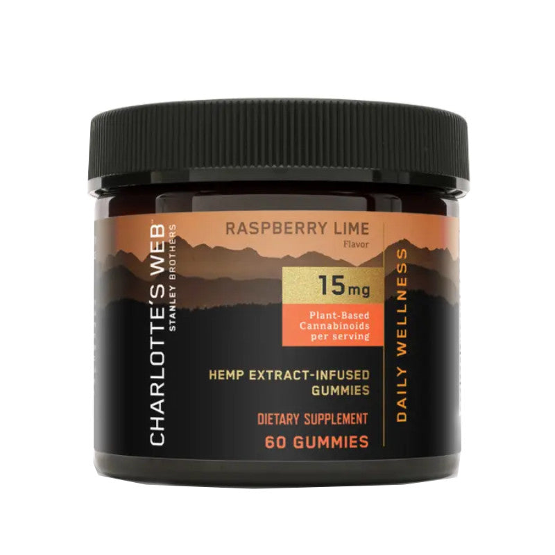 Daily Wellness CBD Gummies – Raspberry Lime 15MG – Charlotte’s Web Best Sales Price - Gummies