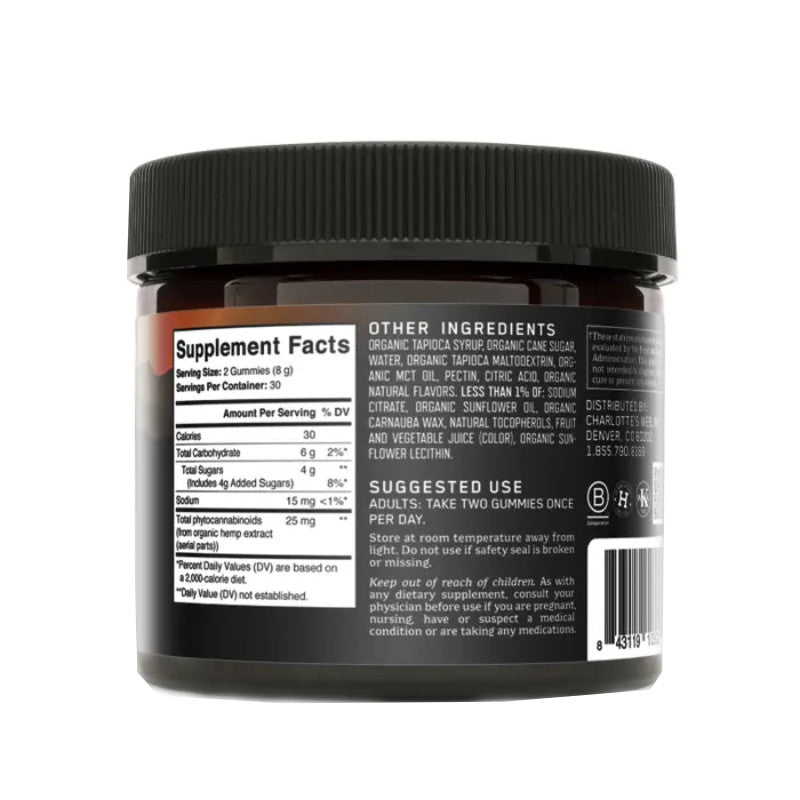 Daily Wellness CBD Gummies – Raspberry Lime 25MG – Charlotte’s Web Best Sales Price - Gummies