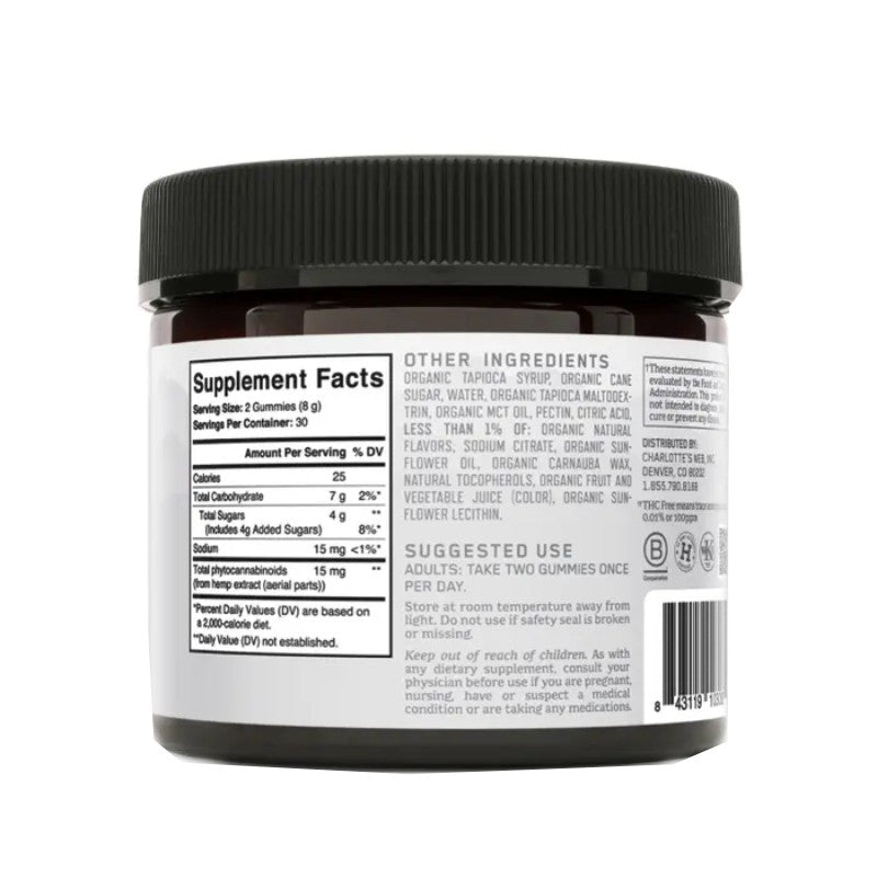 THC-Free CBD Gummies – Mango Peach – 15mg – Charlotte’s Web Best Sales Price - Gummies