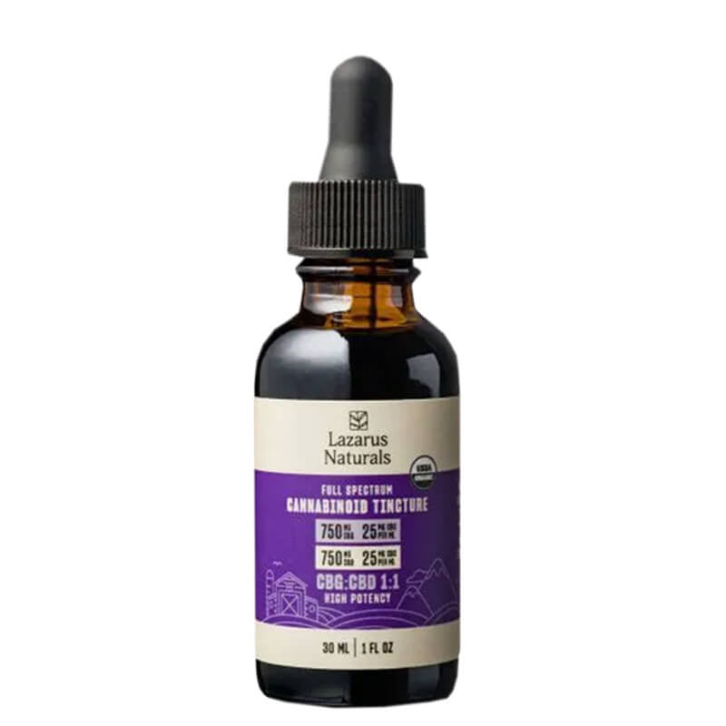 Full Spectrum CBD Oil Tincture with CBG – Lazarus Naturals Best Sales Price - Tincture Oil