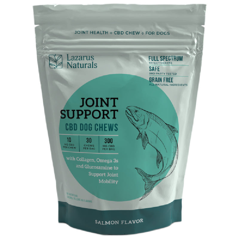 Full Spectrum CBD Dog Chews for Joint Support – Salmon – Lazarus Naturals Best Sales Price - Pet CBD