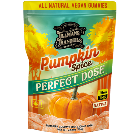 Tillmans Tranquils Pumpkin Spice Gummies 300mg Delta 9 THC Best Sales Price - Gummies