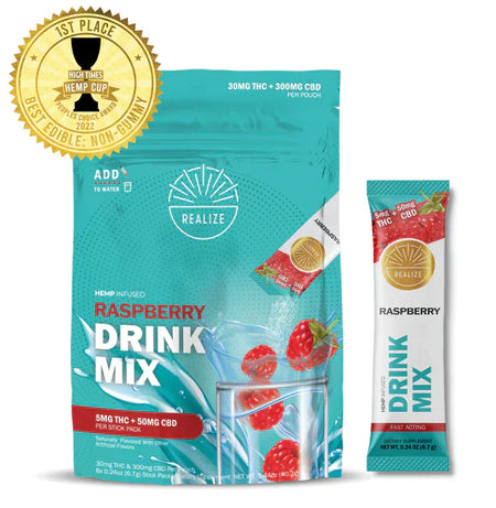 Realize | CBD + Delta 9 THC Drink Mix 55mg - 60mg Best Sales Price - Edibles