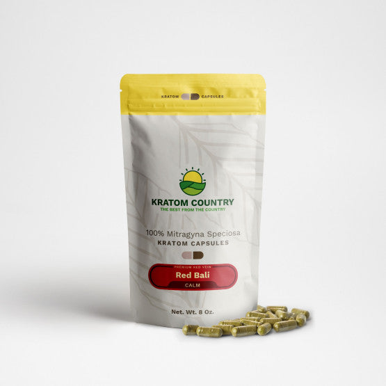 Kratom Country Red Bali Kratom Capsules