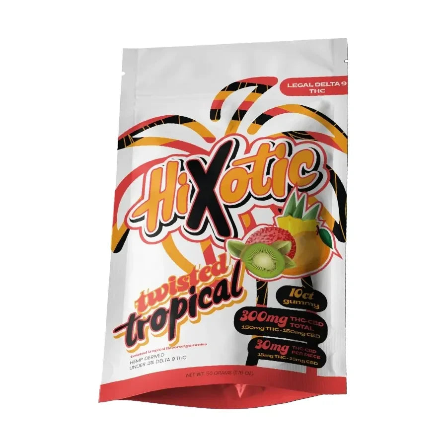 HiXotic | Premium Delta 9 THC + CBD Gummies - 300mg Best Sales Price - Gummies