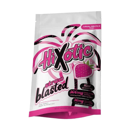 HiXotic | Premium Delta 9 THC + CBD Gummies - 300mg Best Sales Price - Gummies