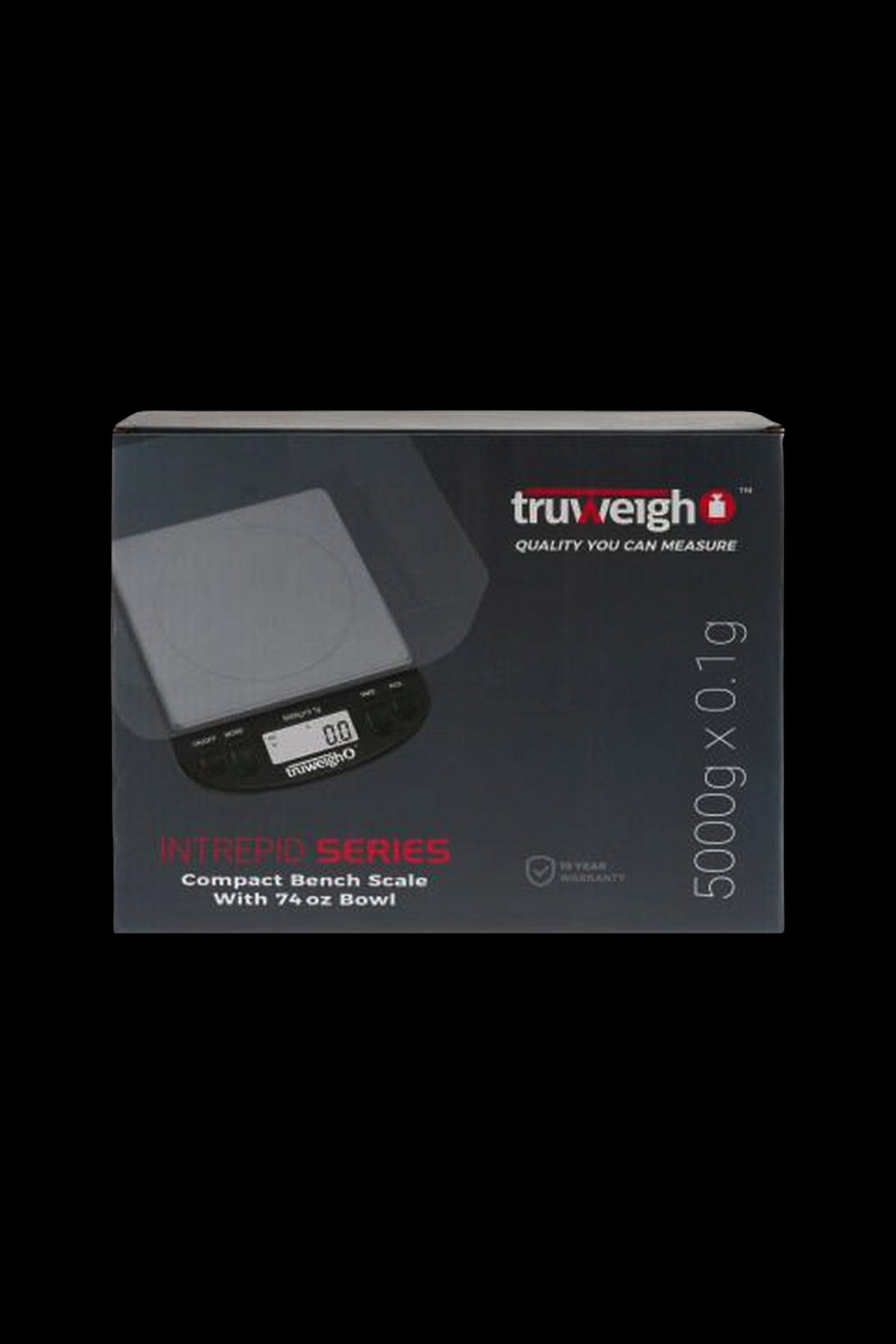 Truweigh Intrepid Series Black Compact Bench Scale with Bowl Best Sales Price - Accessories