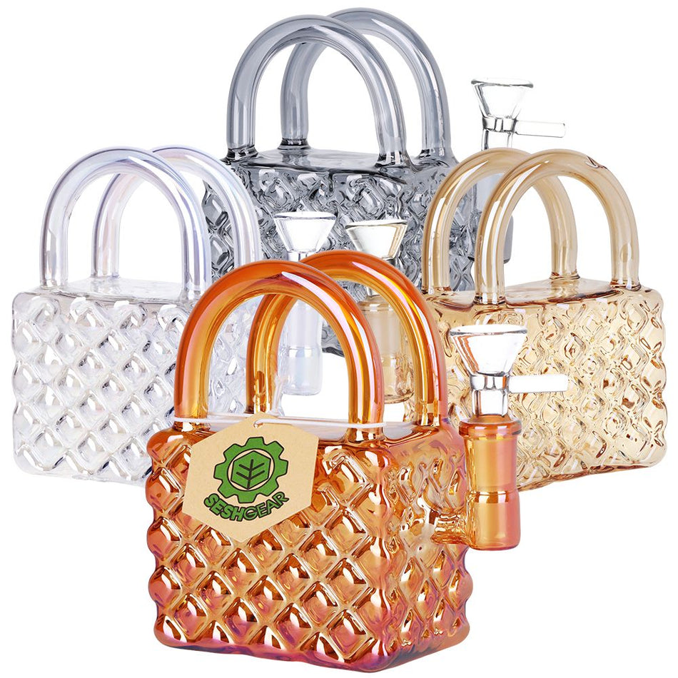 SeshGear Luxury Hand Bag Glass Water Pipe