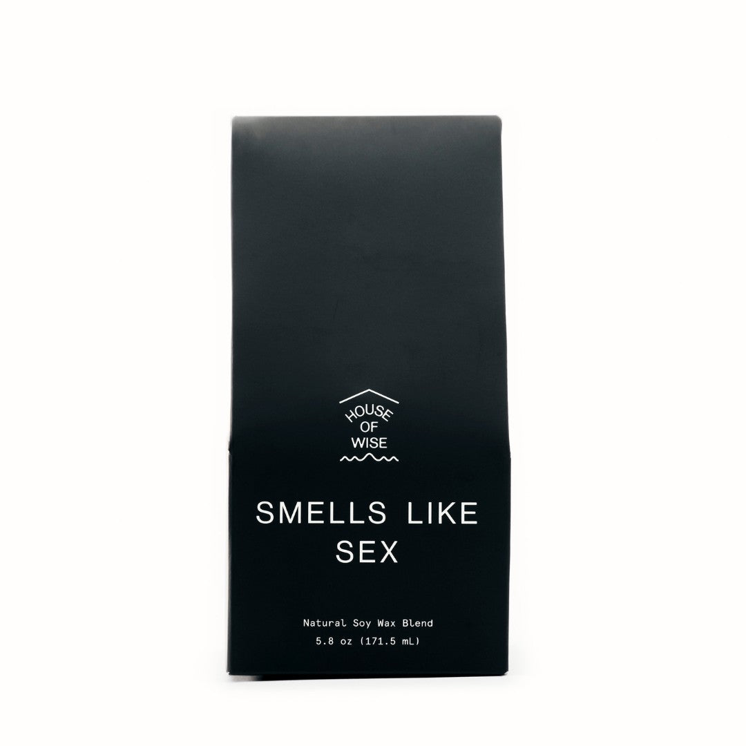 House of Wise Smells Like Sex Candle (5.8oz) Best Sales Price - Smoke Odor Eliminators