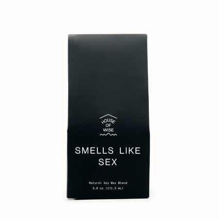 House of Wise Smells Like Sex Candle (5.8oz) Best Sales Price - Smoke Odor Eliminators