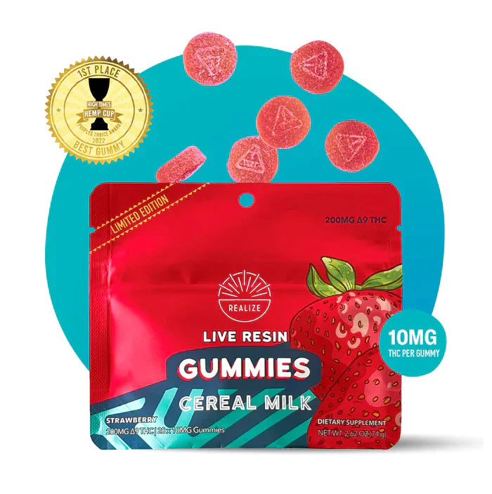 Realize | Live Resin Delta 9 THC Gummies 100mg - 200mg Best Sales Price - Gummies