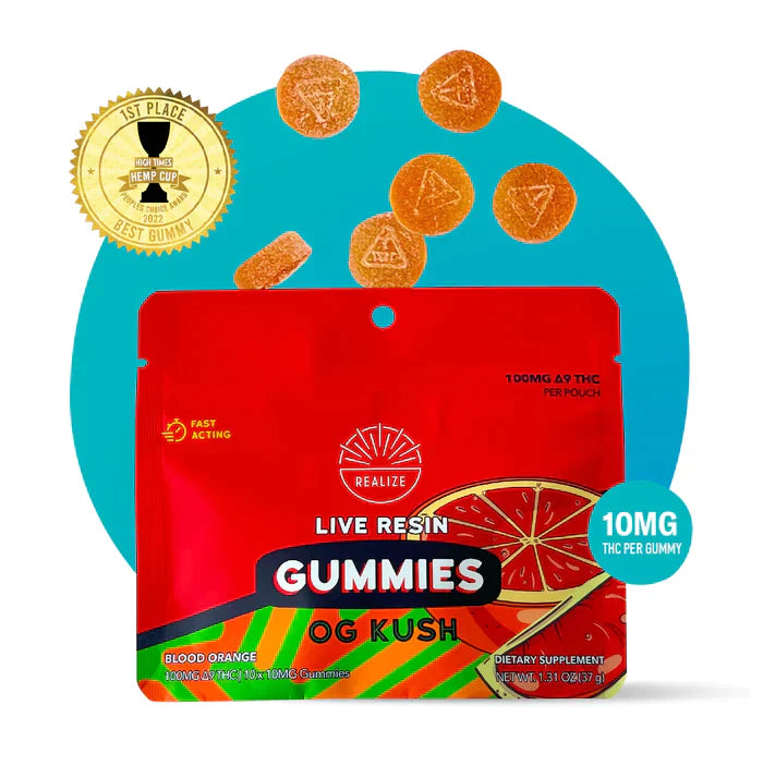 Realize | Live Resin Delta 9 THC Gummies 100mg - 200mg Best Sales Price - Gummies