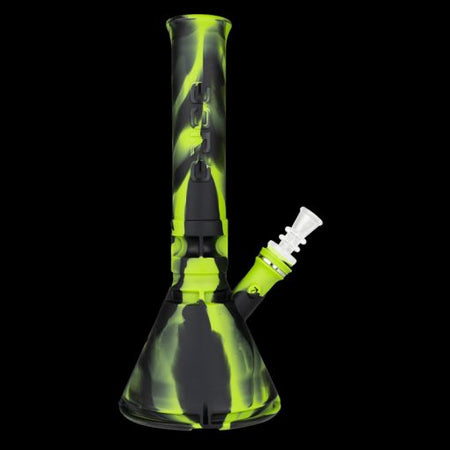 EYCE Silicone Beaker Bong with Ice Catcher and Hidden Jar Best Sales Price - Bongs