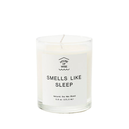 House of Wise Smells Like Sleep Candle (5.8oz) Best Sales Price - Smoke Odor Eliminators
