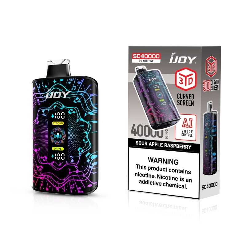 iJOY Bar SD40000 AI Voice Control Disposable Vape 20ml 5%