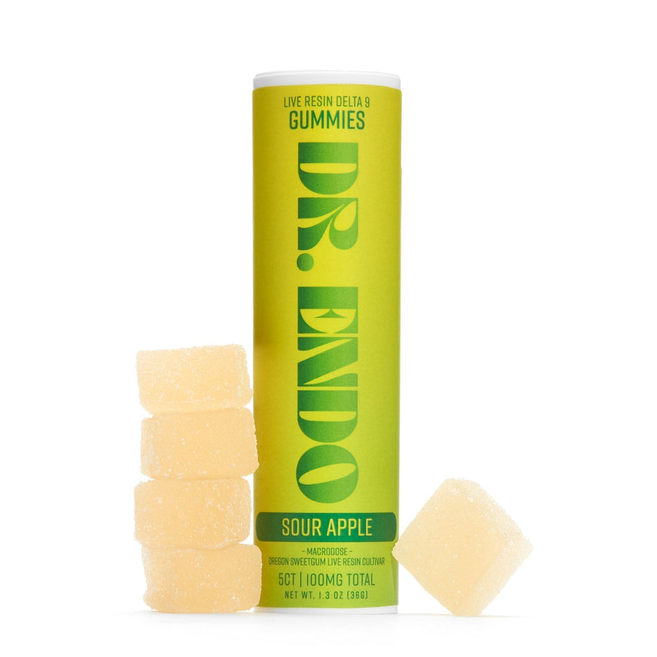 Secret Nature Sour Apple Smackers - THC Gummies