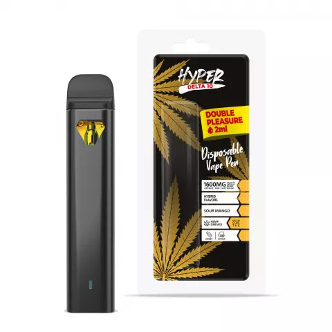 D10, D8 Vape Pen - 1600mg - Sour Mango - Hybrid - 2ml - Hyper Best Sales Price - Vape Pens